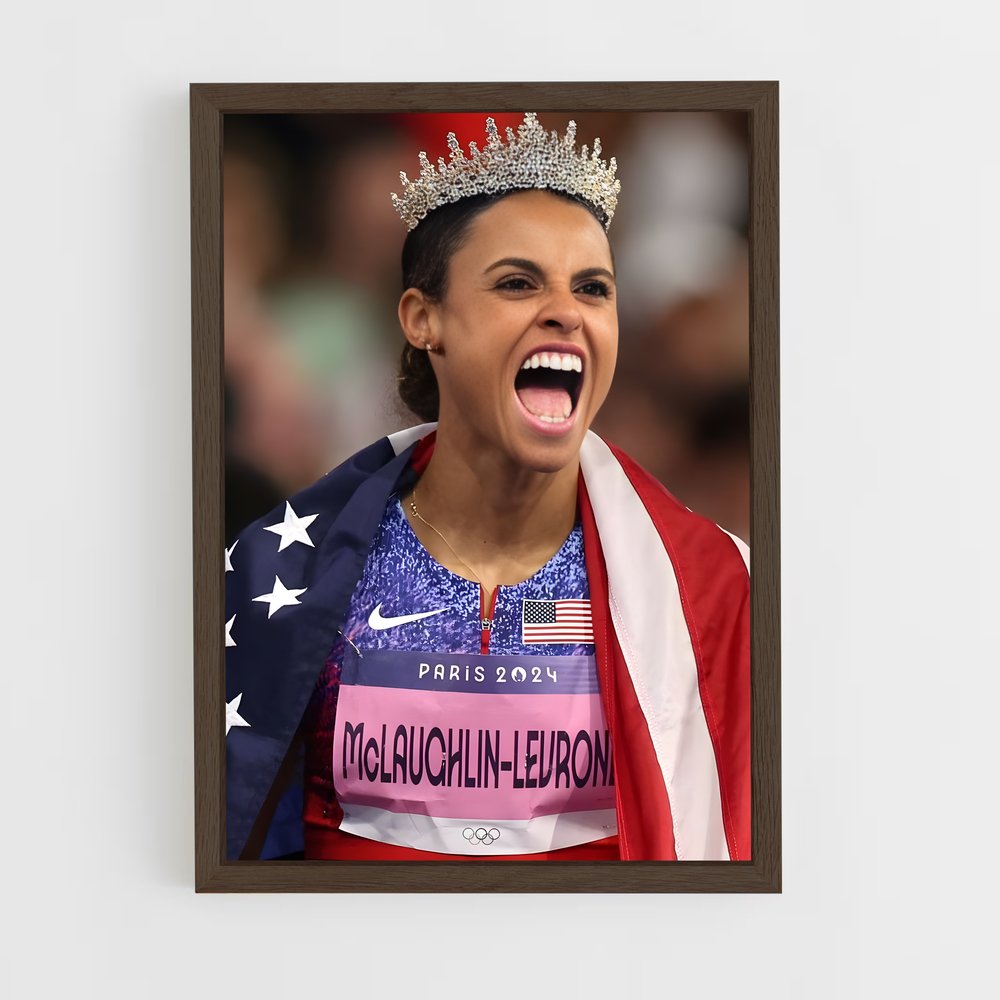 Poster Étoile de la Liberté – affiche Athlétisme (vue 5)